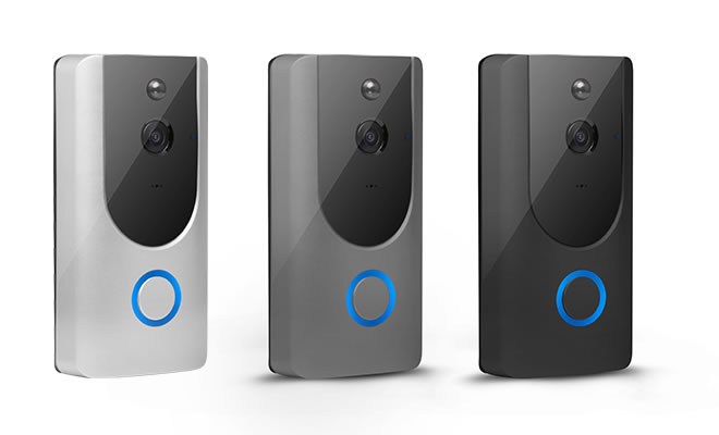 2018最新紅外探測(cè)門(mén)鈴SL-009效果圖